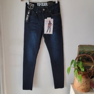 VIP Jeans Women's Dark Blue Skinny Jeans Size 3/26